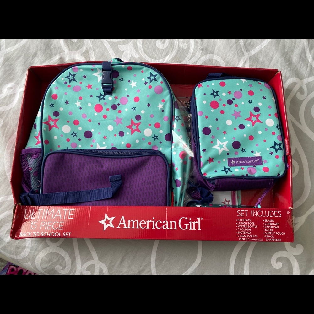 American Girl*back to school*15 Pieces*Backpack
